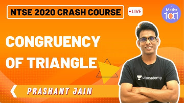 Congruency of Triangle | NTSE 2020 Crash Course | Maths 101 | Prashant Jain