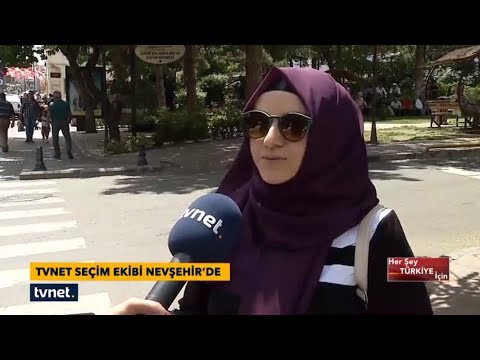 TVNET Seçim ekibi Nevşehir'de