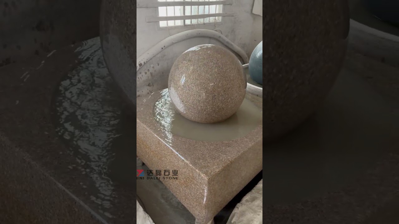 G682 Granite Floating Sphere Fountain Revolving Ball Fountain