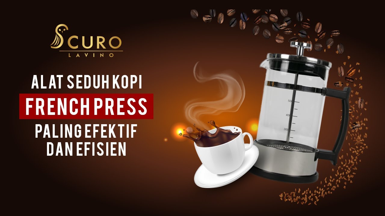 Alat seduh kopi FRENCH PRESS - YouTube
