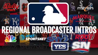 All MLB Regional Broadcaster Intros 2021