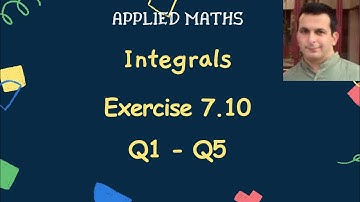 Applied Maths | Integrals | Ex. 7.10 | Class 12 | Chapter 7 | Definite Integrals | Q 1 - Q 5
