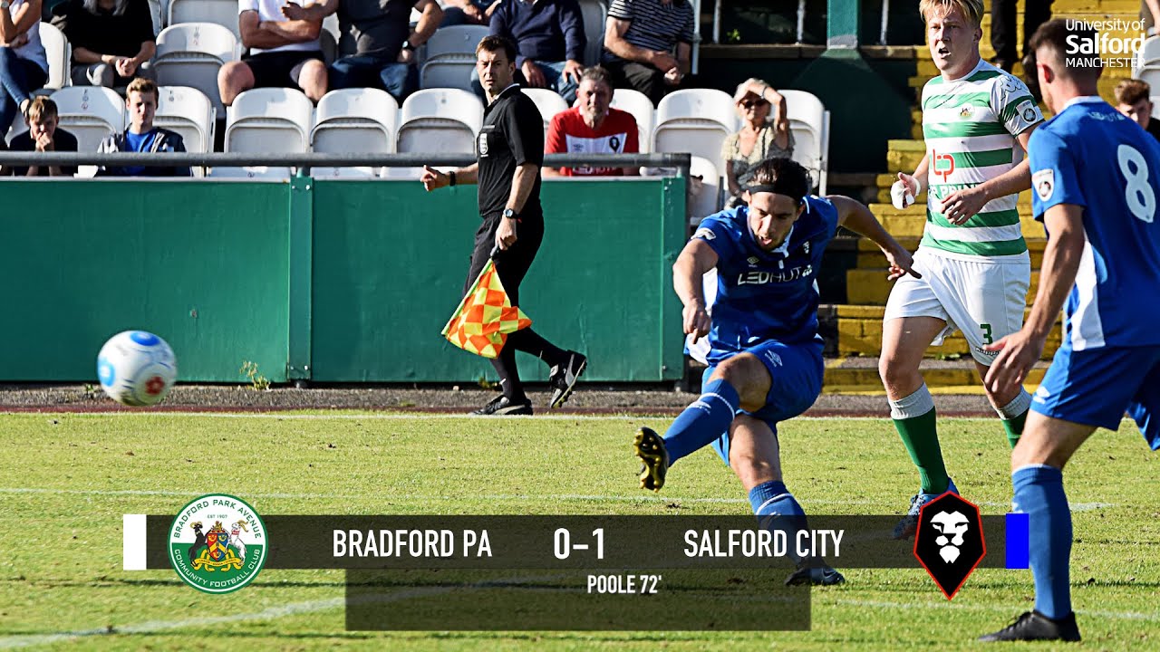 non league scotland Bradford Park Avenue 0-1 Salford City - The Emirates FA Cup 2nd Qualifying Round
