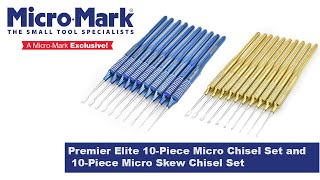 Up Close & Personal With The Premier Elite 10-Piece Micro Skew Chisel & Micro Chisel Sets
