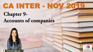 Ca Inter Ipcc Nov 19 Law Amendments Chpt 9 Accounts Of Co