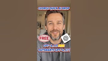 【Free AI】GPT 4.1 Is FREE Now & Outsmarts GPT 4.5!#shorts #chatgpt