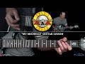 Guns N' Roses - My Michelle Guitar Lesson