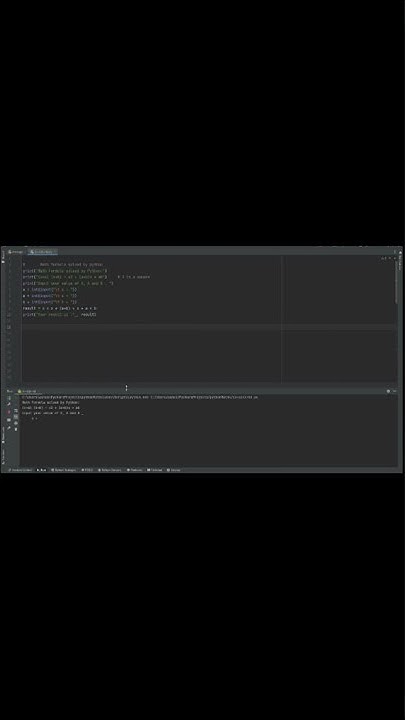 Math algebra formula solve in programming/Python Program to Solve ...