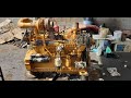 Exclusive. Full video installation of the Caterpillar 3306 diesel engine  عمرة محرك ديزل كتربلر ٣٣٠٦