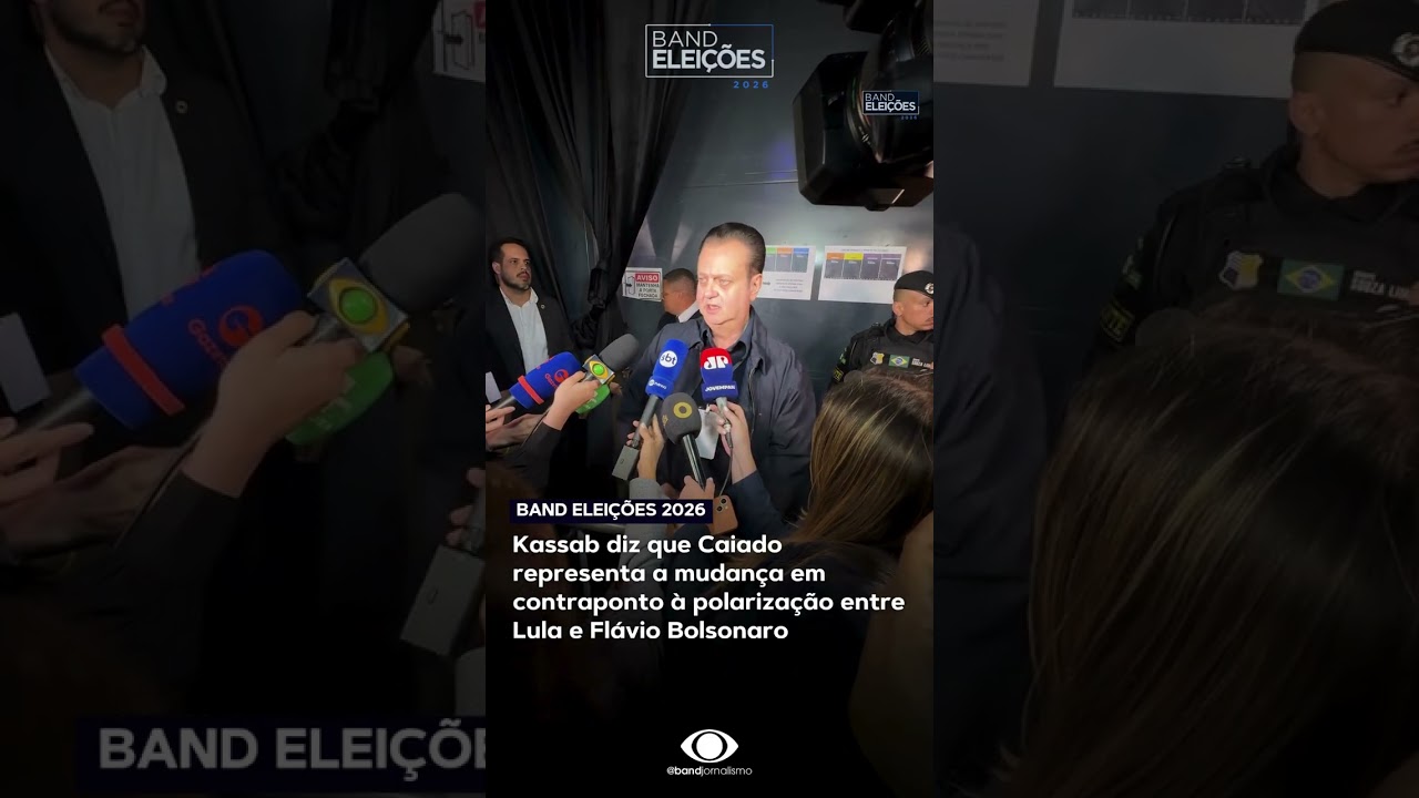 Kassab diz que Caiado representa a mudança em contraponto à polarização entre Lula e Flávio