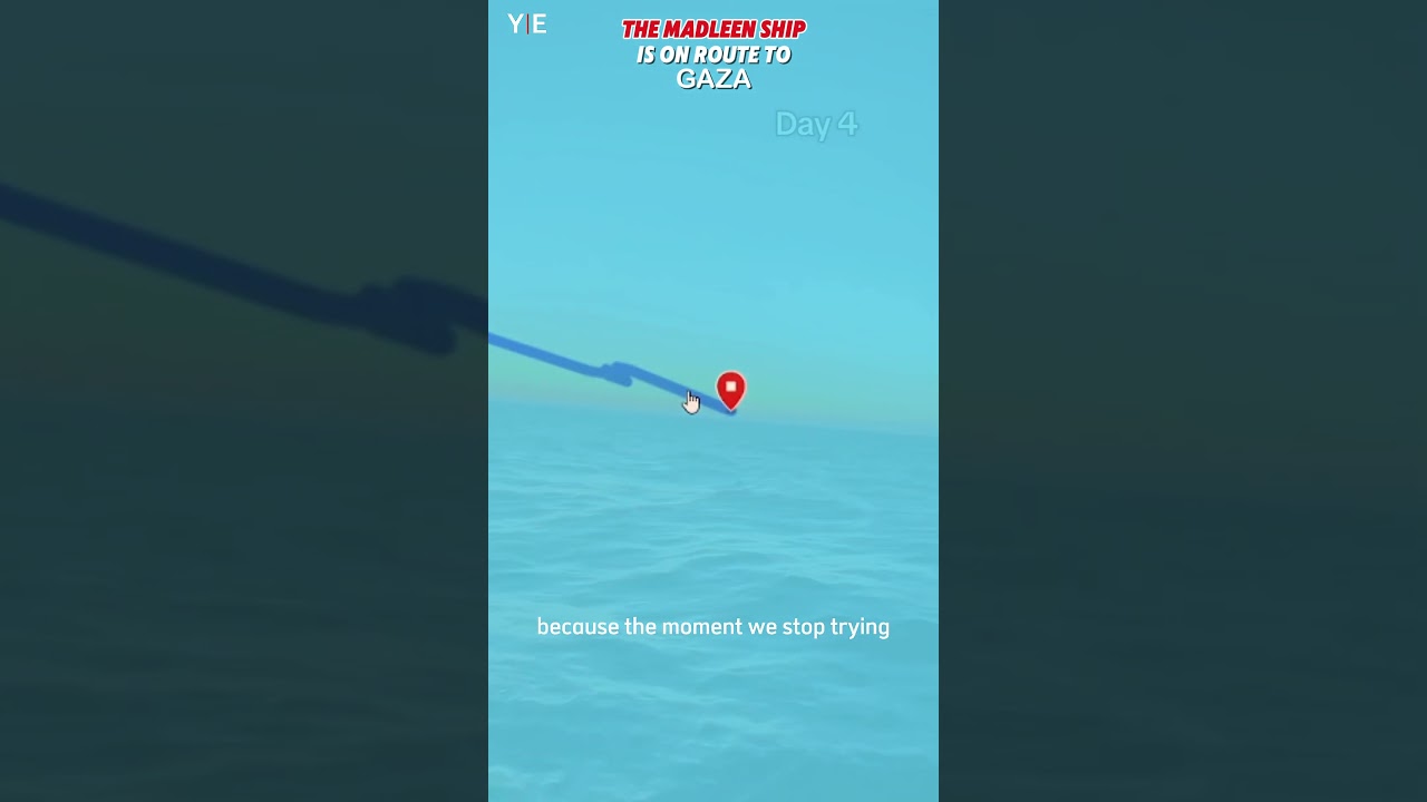 The Madleen Ship is on route to Gaza ,Greta Thunberg is amongst the 12 activists on it