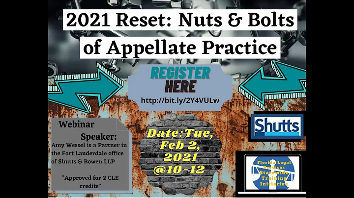 Nuts & Bolts of Appellate Practice