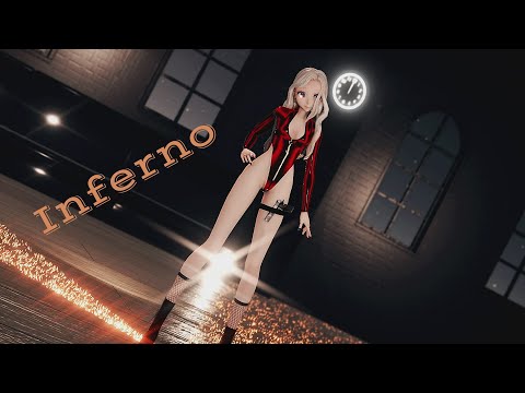 【MMD】Sub Urban & Bella Poarch - INFERNO   🎉Happy New Year 🎉