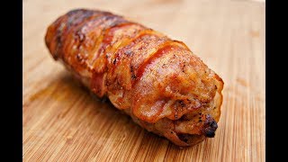 How to : Chicken & Bacon Roll