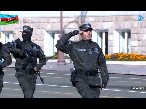Xankəndi parad xüsusi təyinatlılar XTQ 052  / 2023 Silahlı qüvvələr parad  Xankəndi / yaşma