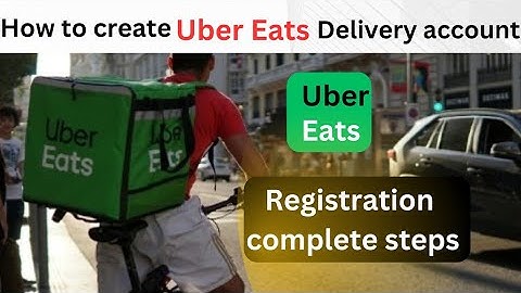 How to create Uber Eats delivery Account in the UK 2024 | Uber Eats registration London all steps