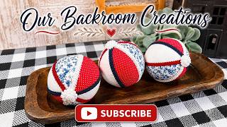 DIY Fabric Balls Using Styrofoam | Easy No-Sew Bowl Fillers