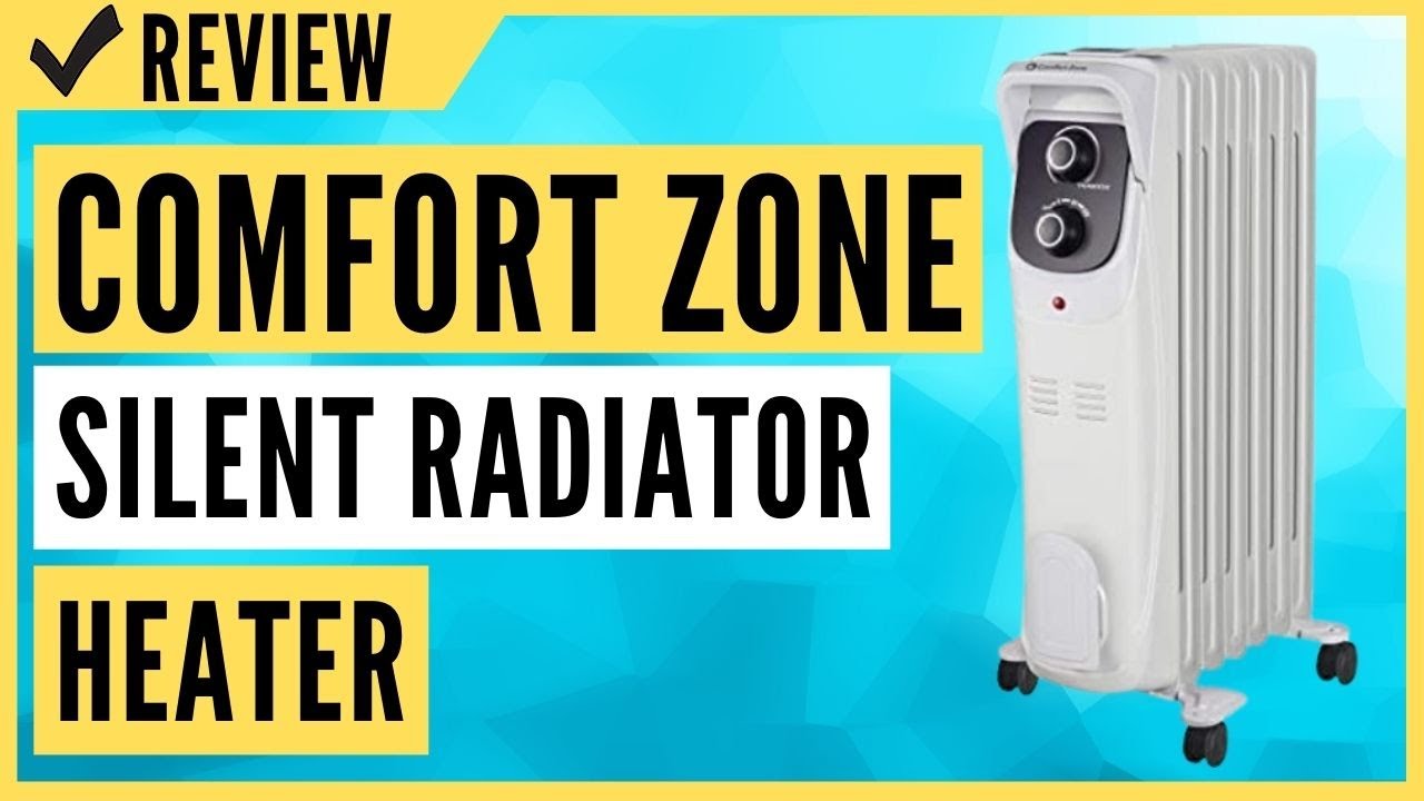 Comfort Zone CZ8008 Silent Electric Oil-Filled Radiator Heater Review -  YouTube