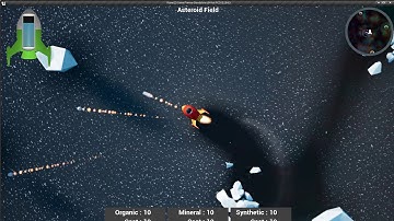 UE4 - Endless 2.5D Space game - Asteroid Field