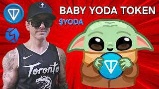 $yoda - Baby Yoda Token Crypto Coin How To Buy Ton Blockchain Dedust Dex Memecoin Stickers 2026 New