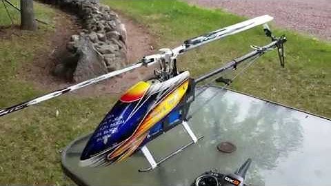 ALIGN TREX 700E DFC_First Flight POST CRASH!