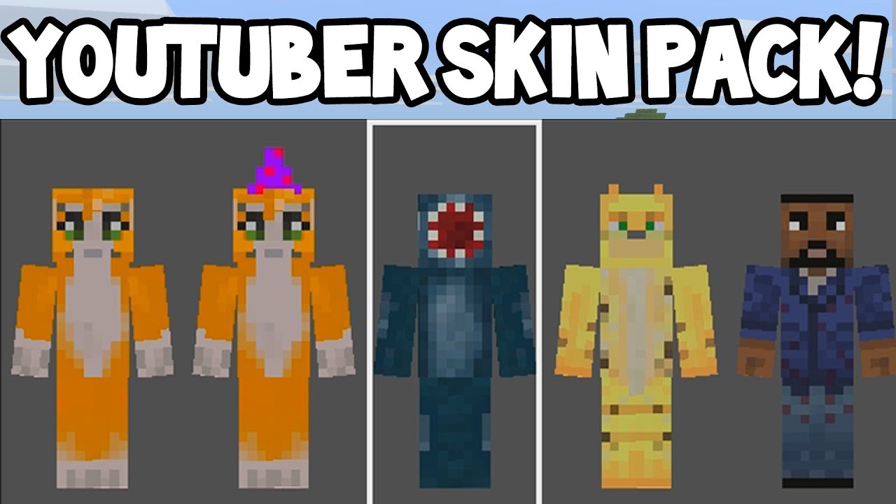 How To Unlock Youtuber Skin Pack Owned Dlc Minecraft Xbox 1 2