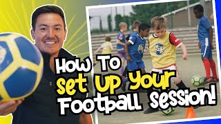 ⚽️ HOW TO set up a football session, with Coach Jonny!