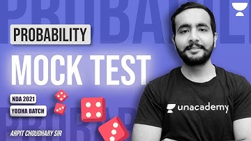 MOCK TEST ON PROBABILITY | 100% GUARANTEED QUESTION!! | YODHA BATCH | NDA (2) 2021