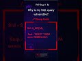 A Hacker Can DELETE Your Entire Database With This PHP Code 😱 #shorts