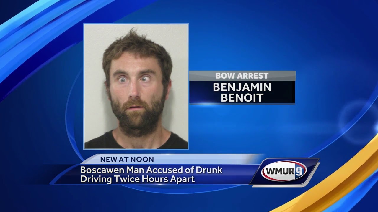Boscawen arrested twice in one day faces drug, DUI charges - YouTube