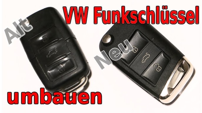 kwmobile Schlüsseltasche 2x Autoschlüssel Silikon Hülle für VW Golf 8,  Schlüsselhülle