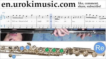 How to Play Flute Pink - Just Give Me A Reason Part#2 Melody School Learn Class Course Tutorial