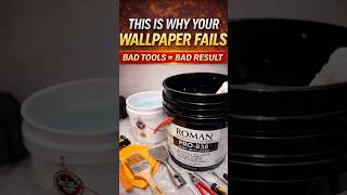 This Is Why PRO Wallpaper Installation Looks Perfect 👀#accentwall #interiordesign #californiahomes