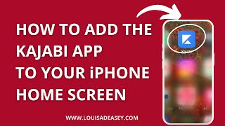 Add Kajabi to your home screen step-by-step tutorial 📲