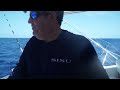 Man overboard intense blue marlin battle onboard the hatteras gt63 sisu