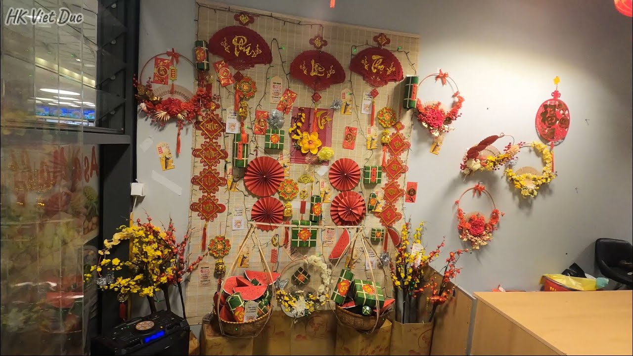 Không khí chợ châu á gần ngày giáp tết âm lịch | Asian market atmosphere ahead of Lunar New Year