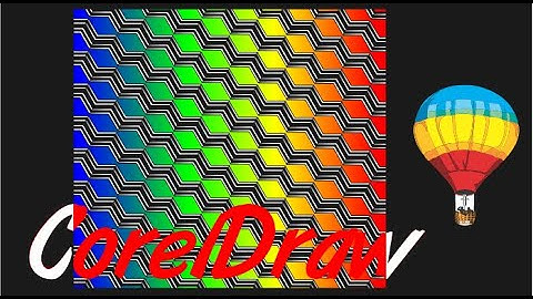 CorelDraw Tips & Tricks Seamless Pattern with 6 sided Polygon