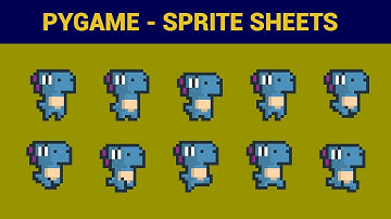 PyGame Beginner Tutorial in Python - Spritesheets laden