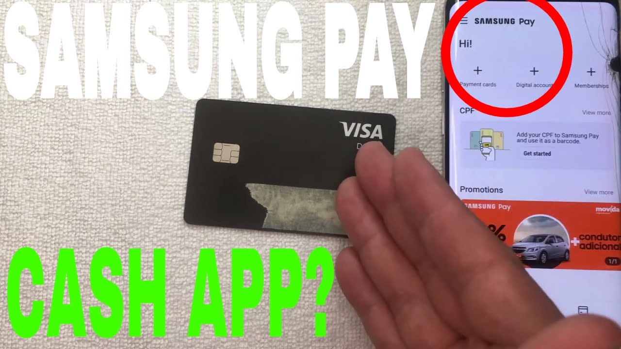 Can You Add Cash App Cash Card To Samsung Pay? 🔴 YouTube
