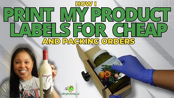 HOW TO PRINT YOUR OWN PRODUCT LABELS AT HOME | SMALL BUSINESS VLOG| PACKING ORDERS, SMALL BIZ TIPS
