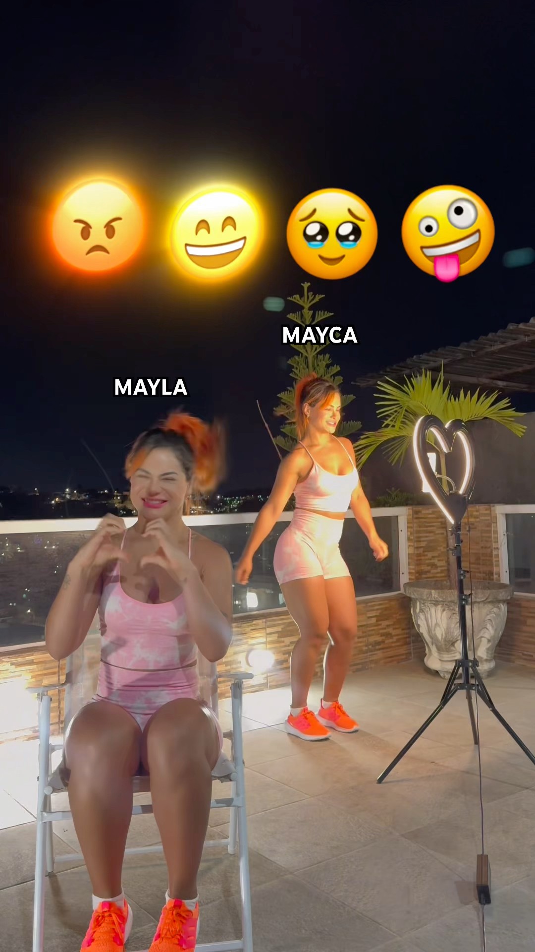 Qual emoji Mayla mais gostou? ?? #gemeas #entretenimento