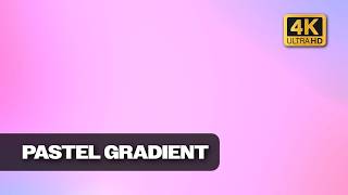 1h Pastel Pink Gradient Background - 4K Loop