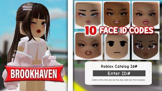 id de faces fofas no brookhaven