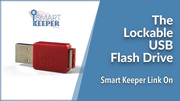 Secure 100% Your USB Flash Drives with Smart Keeper LINK ON; Non-removable Theft-proof Memory Sticks