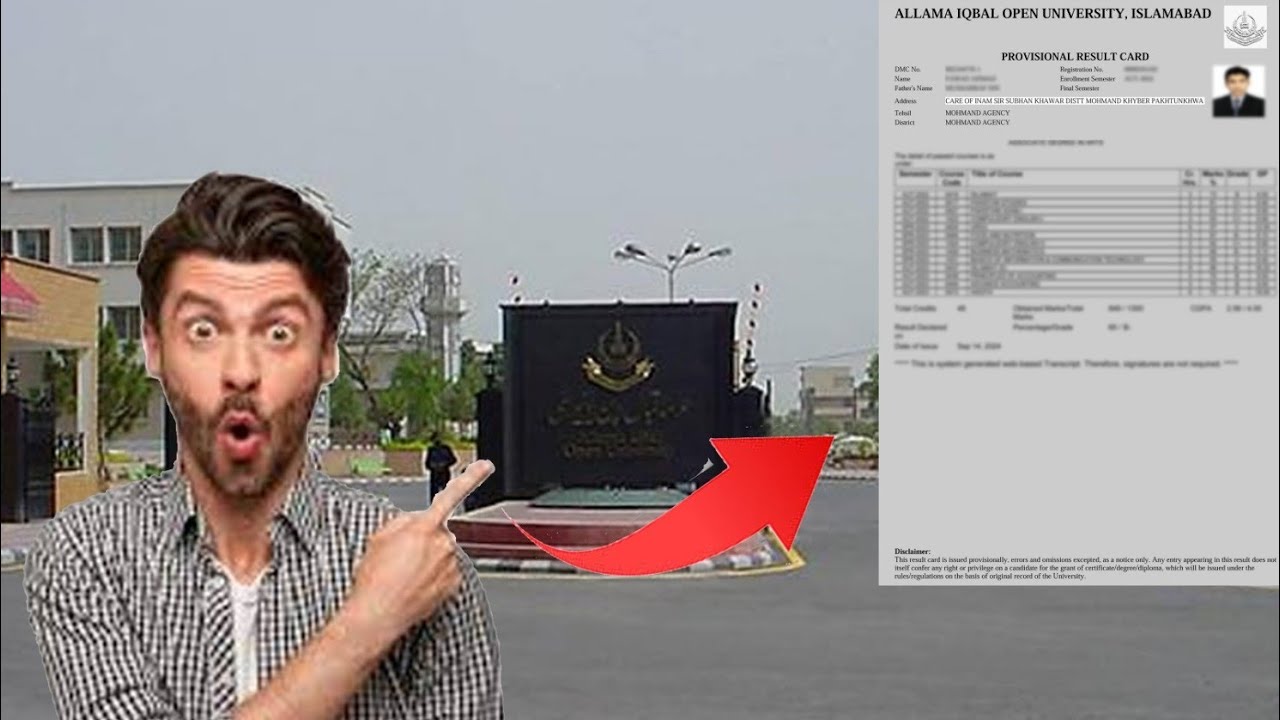 How to get your official transcript from AIOU| from your enrollment of ...