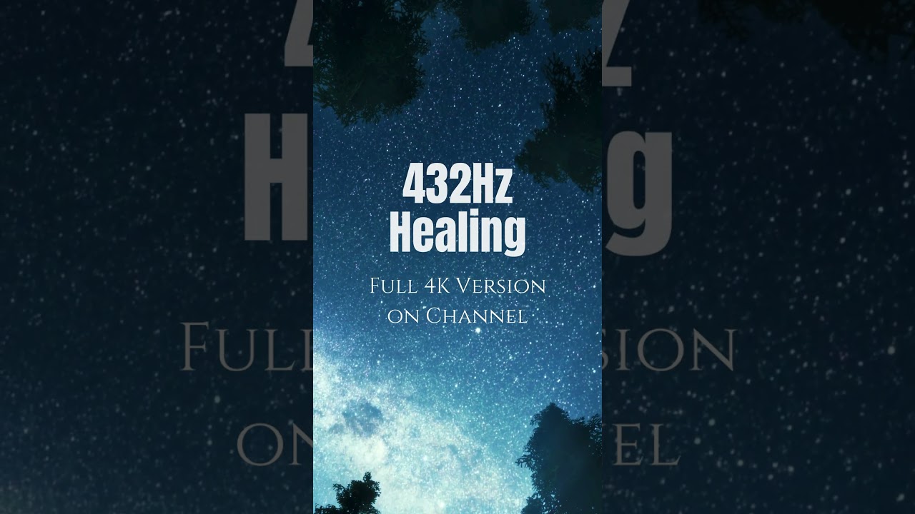 432Hz Deep Sleep Healing 🕉️ | Energy Cleanse & Full Regeneration (Full 4K on Channel)