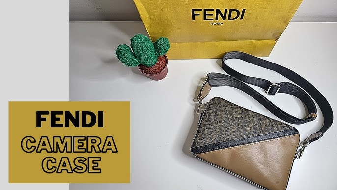 Fendi FF Spalmati Mini Camera Bag (SHF-ug7pdU) – LuxeDH