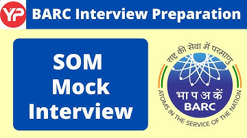 Barc Strength of Material Mock Interview | BARC Interview Preparation| SOM Interview Preparation