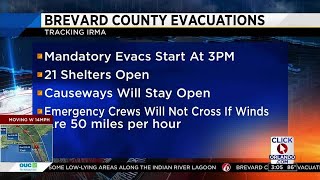 Brevard County Hurricane Irma evacuations