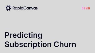 How to predict subscription churn with AI